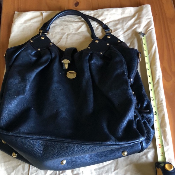 💎 HUGE XXL 💎 RARE GORGEOUS MAHINA LEATHER LOUIS VUITTON HOBO - Picture 11 of 15